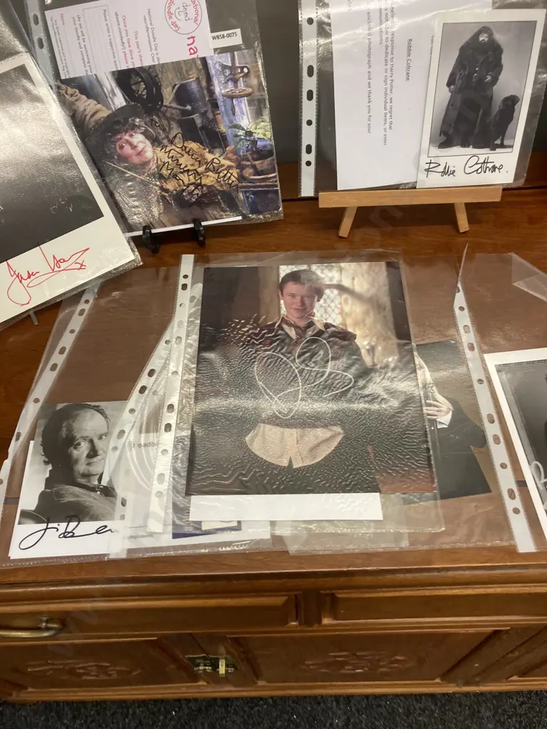 Harry Potter Films Actors Signed Photos x 10, Some With COA Image 1++